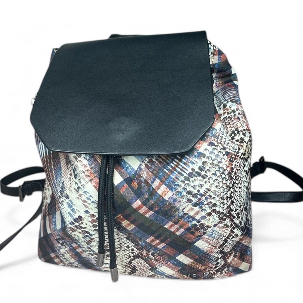 Ted Baker London Black and Multicolor Women's Backpack